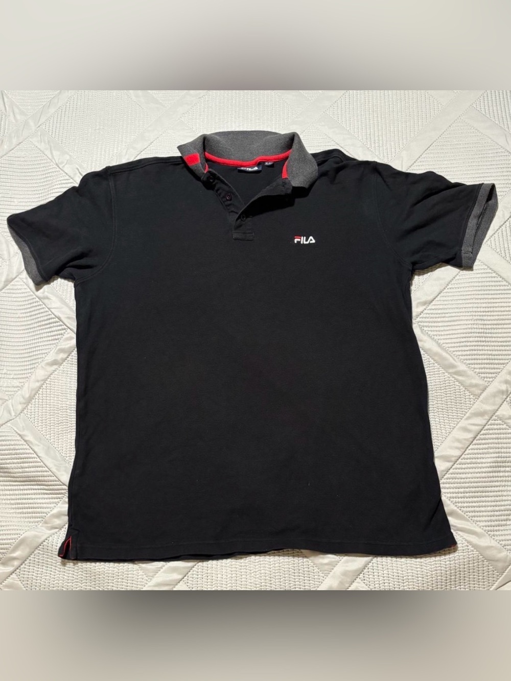 Fila Men’s Black Polo Shirt